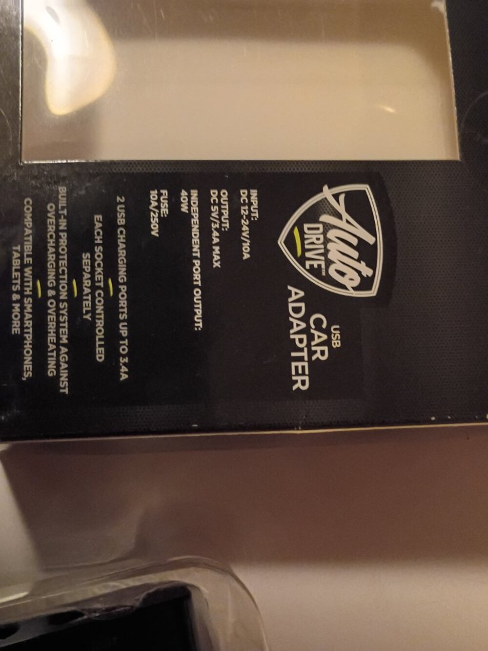Auto Drive USB Power Adapter New Unused - Picture 6 of 7